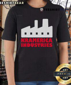 Premium Kramerica Industries Vandelay Latex Division ladies tee featuring a stylish design and comfortable fit for women.
