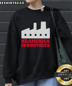 Alt Text: Premium Kramerica Industries Vandelay Latex Division Sweatshirt featuring a stylish design and comfortable fit.