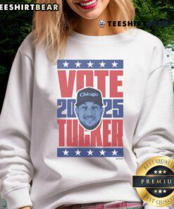 Alt Text: Premium Kyle Tucker 2025 Vote Heavyweight Sweatshirt featuring bold graphics and a comfortable fit for fans.