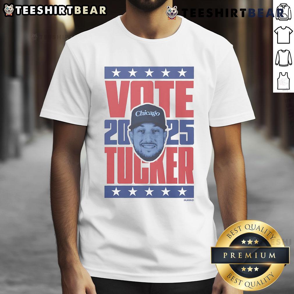 Alt Text: Premium Kyle Tucker 2025 Vote Heavyweight T-Shirt featuring bold graphics and soft fabric for ultimate comfort.