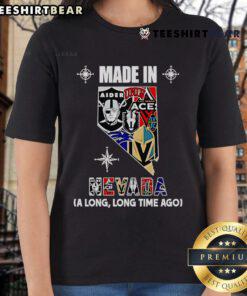 Premium Made in Nevada A Long Long Time Ago ladies tee in vibrant colors, showcasing stylish design and quality fabric.