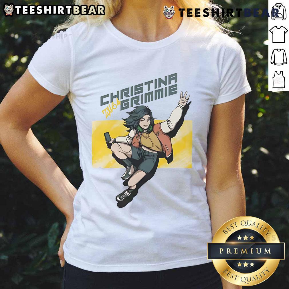Pretty Christina Grimmie Street Ladies Tee featuring vibrant design and stylish fit, perfect for fans of Christina Grimmie.