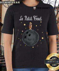 Alt Text: Pretty Le Petit Fred Ladies Tee in vibrant colors, featuring a stylish design perfect for casual wear.