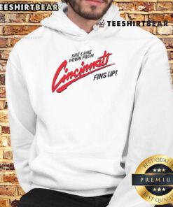 Pretty She Came Down From Cincinnati Hoodie in vibrant colors, showcasing a stylish design perfect for casual wear.