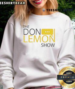 The Don Lemon Show logo sweatshirt featuring a bold design, perfect for fans of the show and stylish casual wear.