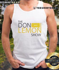 The Don Lemon Show logo tank top featuring bold graphics and vibrant colors, perfect for fans of the show.