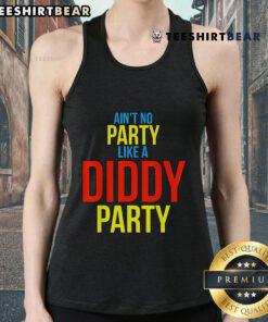 Stylish tank top featuring 'Ain't No Party Like A Diddy Party' design, perfect for party enthusiasts and summer events.