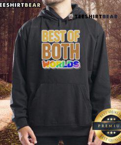 Stylish Top-Best-Of-Both-Worlds Pride Hoodie in vibrant colors, perfect for celebrating inclusivity and pride.