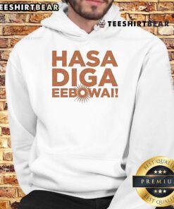 Alt Text: Top Book of Mormon Hasa Diga hoodie featuring a vibrant design, perfect for fans of the musical and unique fashion.