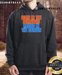 Top-Born-In-The-Boroughs-Raised-In-The-Garden hoodie featuring vibrant design and comfortable fit for city pride.