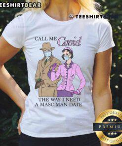 Top Call Me Covid Ladies Tee featuring a humorous design, perfect for casual outings and showcasing your fun personality.