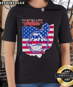 Top Cleveland Indians Map Ladies Tee featuring a stylish design perfect for fans and casual wear.