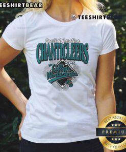 Top Coastal Carolina Baseball 2025 College World Series Ladies Tee featuring team colors and logo for fans.