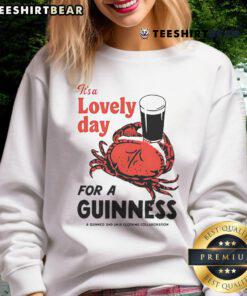 Top Crab 'It's A Lovely Day For A Guinness' sweatshirt in vibrant colors, perfect for casual outings.