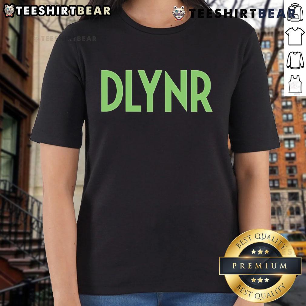 Top DLYNR Box Dolly Noire Ladies Tee featuring stylish design and comfortable fit for women, perfect for casual wear.
