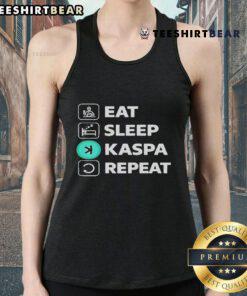 Top Eat Sleep Kaspa Repeat Tank Top - Stylish graphic tank top for casual wear, perfect for comfort and fun.