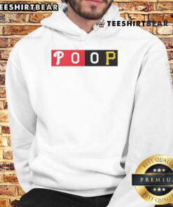Alt Text: Top fans wearing commemorative Phillies Pirates POOP hoodie, celebrating their favorite teams in a vibrant atmosphere.