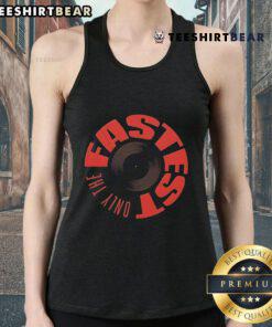 Top Grand Slam Track: Only the Fastest Tank Top showcasing sleek design and vibrant colors for athletic performance.