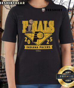 Comfy ladies tee featuring the Indiana Pacers logo, perfect for 2025 Finals participants and fans.