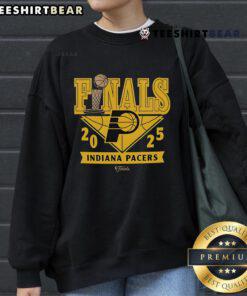 Cozy Indiana Pacers 2025 Finals Participant sweatshirt, perfect for fans celebrating their team's success and style.