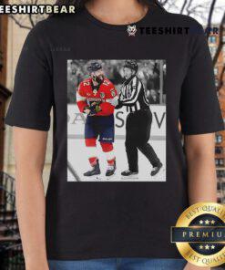Alt Text: Top Jonah Gadjovich Florida Panthers NHL Hockey The Fighter Ladies Tee featuring vibrant team colors and stylish design.