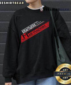 Top Kraftwerk The Man Machine sweatshirt featuring bold graphics and retro design, perfect for music fans and fashion enthusiasts.