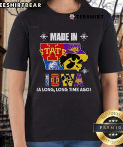 Top Made in Iowa A Long Long Time Ago Ladies Tee featuring a stylish design, perfect for casual wear and Iowa pride.