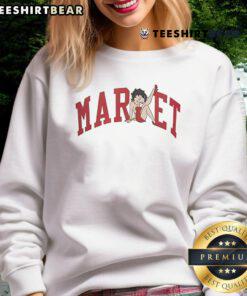 Top Market Betty Boop Arc Sweatshirt featuring vibrant graphics and a cozy design, perfect for fans of classic animation.