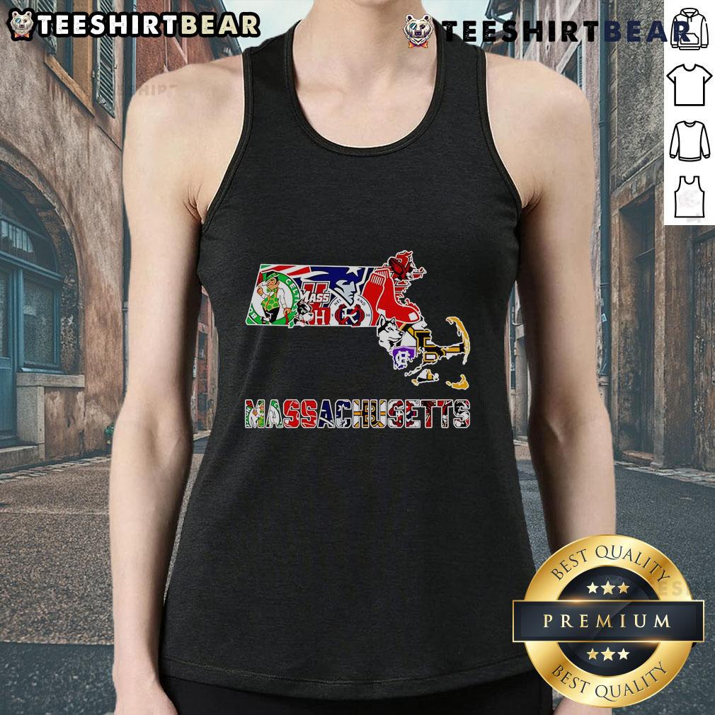 Top Massachusetts Sports Map Tank Top featuring iconic sports teams and landmarks, perfect for fans and summer wear.