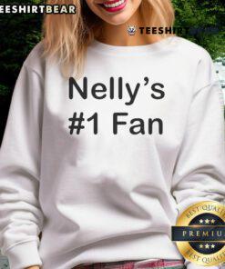 Top Nelly's No 1 Fan Sweatshirt featuring vibrant colors and stylish design, perfect for fans of Nelly.