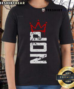 Vertical ladies tee featuring a protest sign with 'Top No Kings' message, perfect for activism and fashion.