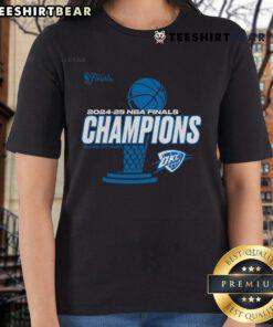 Top Oklahoma City Thunder 2025 NBA Finals Champions playoff ladies tee showcasing team pride and style.