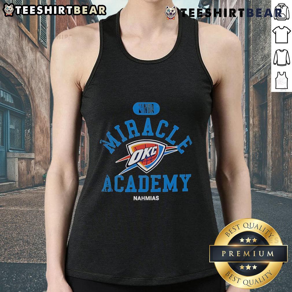 Top Oklahoma City Thunder Miracle Academy NBA Collection tank top in vibrant colors, perfect for fans and collectors.