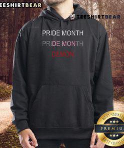 Top Pride Month Demon Hoodie featuring vibrant colors and a bold design, perfect for celebrating LGBTQ+ pride.