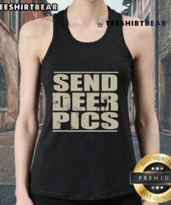 Stylish tank top featuring a vibrant deer graphic, perfect for outdoor enthusiasts and wildlife lovers.