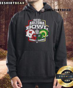 Top Snoop Dogg Arizona Bowl 2024 hoodie featuring Redhawks vs Rams head-to-head design for fans and collectors.