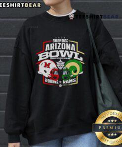 Top Snoop Dogg Arizona Bowl 2024 Redhawks vs Rams head-to-head sweatshirt featuring vibrant team graphics.