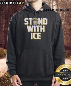 Top Stand With ICE US Hoodie featuring bold lettering and a stylish design for supporters of ICE.