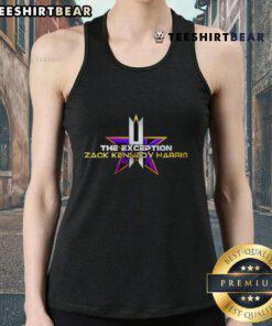 Alt Text: Zack Kennedy Harris professional wrestler logo tank top featuring bold graphics and vibrant colors, perfect for fans.