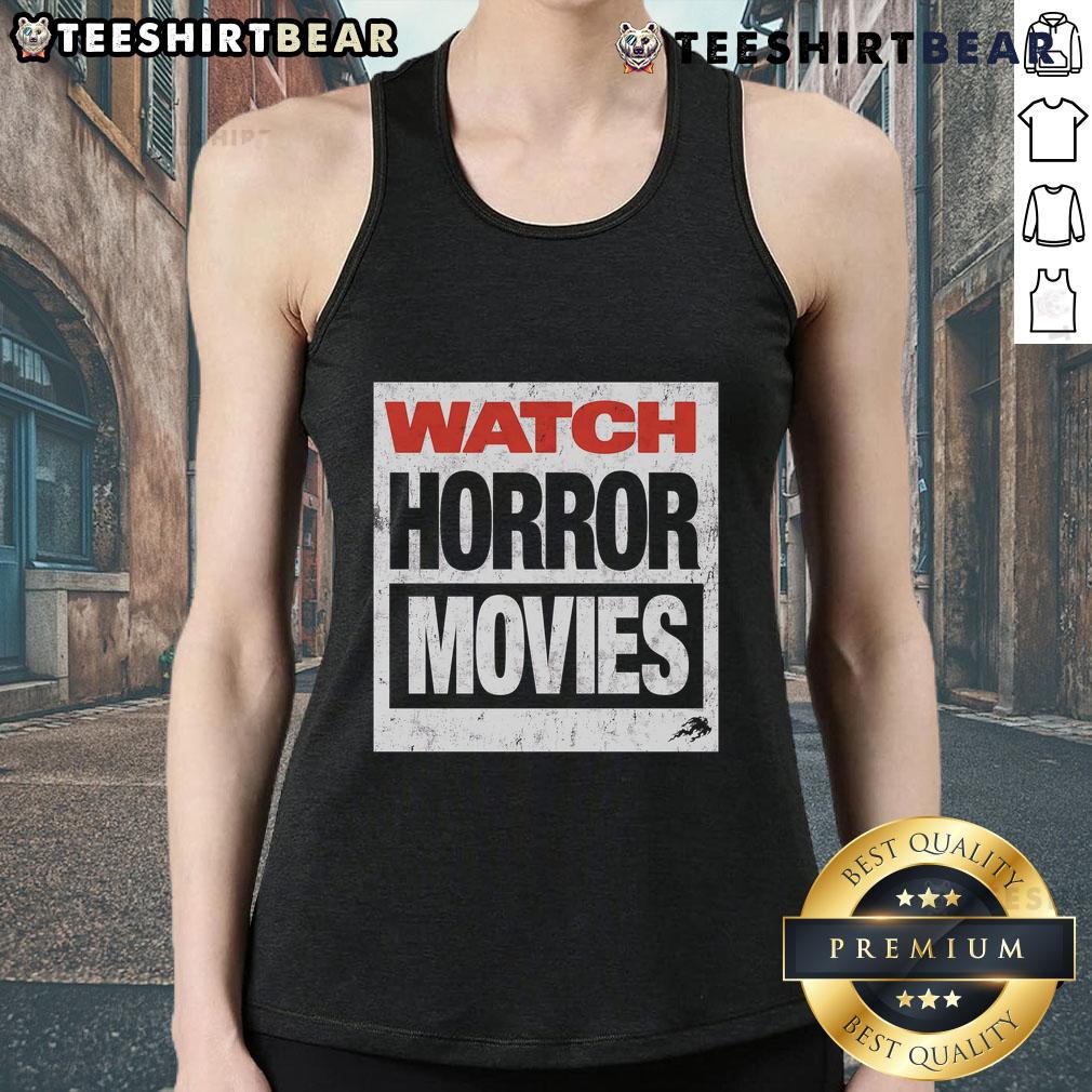 Stylish tank top featuring iconic horror movie designs, perfect for fans of top watch horror movies and casual wear.