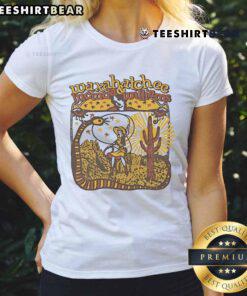 Top Waxahatchee Lucinda Williams Luck Event 2025 Cowgirl Desert Ladies Tee featuring vibrant graphics and stylish design.
