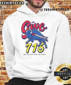 Alt Text: Awesome Buffalo Bills Give 716 hoodie showcasing team spirit and support for local causes in vibrant colors.
