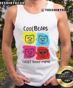 Awesome Cool Bears Collet Funny Movie Tank Top featuring playful bear graphics for a fun casual look.