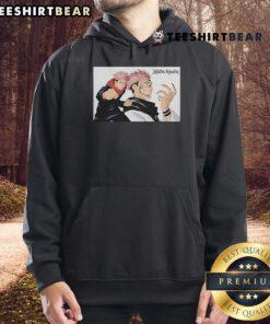 Awesome Heroes Inc Jujutsu Kaisen Hoodie featuring vibrant colors and iconic character designs for anime fans.
