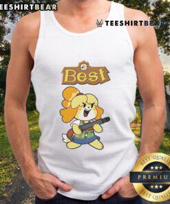 Isabelle wearing the Awesome Tank Top, showcasing a trendy design perfect for casual summer outings.