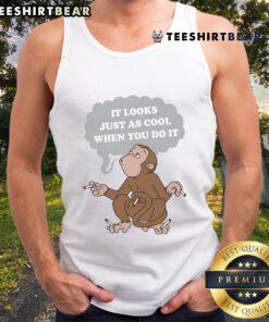 Stylish 'Awesome It Looks Just As Cool When You Do It' tank top, perfect for casual summer outfits and active lifestyles.