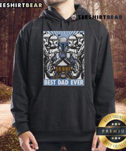 Awesome Jango Fett Best Dad Ever Boba Fett Star Wars Hoodie featuring iconic characters in a stylish design.