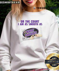 Awesome Jason Williams 1998-2001 sweatshirt featuring 'I Am As Smooth As White Chocolate' design, perfect for basketball fans.