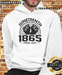 Awesome Juneteenth 1965 Free-ish Hoodie design featuring vibrant colors and a powerful message celebrating freedom.