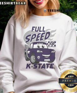 Awesome K-State Wildcats Vive La Fete Full Speed Sweatshirt in purple, showcasing school spirit and stylish comfort.